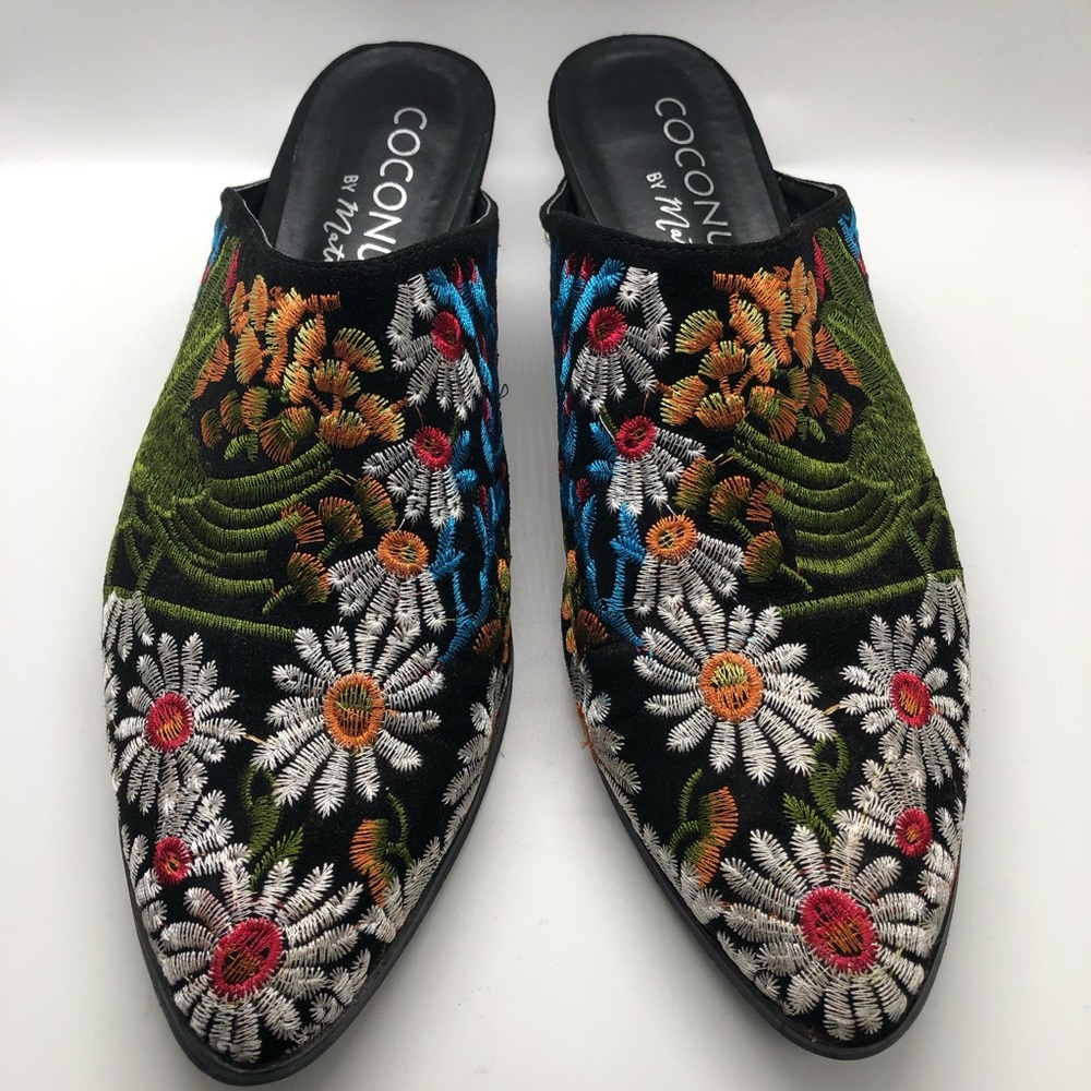 Coconuts by Matisse Cloris Embroidered Mules 9.5M